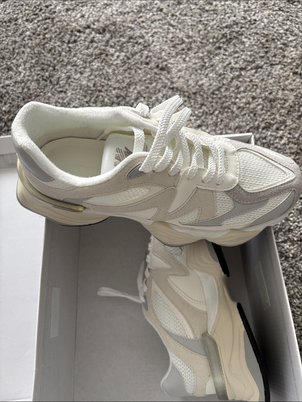 Steve Madden White Multi Women's SEBI Low-Top Sneakers - Picture 3 of 4